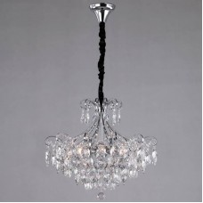 Люстра Eurosvet 10080/6 хром/прозрачный хрусталь Strotskis Crystal