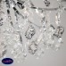 Люстра подвесная хрустальная Eurosvet Crystal 10080/6 хром / прозрачный хрусталь