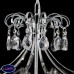 Люстра подвесная хрустальная Eurosvet Crystal 10080/6 хром / прозрачный хрусталь