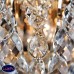 Люстра потолочная хрустальная Eurosvet Crystal 10081/12 золото / прозрачный хрусталь