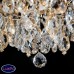 Люстра потолочная хрустальная Eurosvet Crystal 10081/12 золото / прозрачный хрусталь