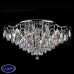 Люстра потолочная хрустальная Eurosvet Crystal 10081/12 хром / прозрачный хрусталь