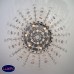 Люстра потолочная хрустальная Eurosvet Crystal 10081/12 хром / прозрачный хрусталь