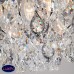 Люстра потолочная хрустальная Eurosvet Crystal 10081/12 хром / прозрачный хрусталь