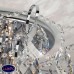 Люстра потолочная хрустальная Eurosvet Crystal 10081/12 хром / прозрачный хрусталь