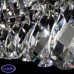 Люстра потолочная хрустальная Eurosvet Crystal 10081/12 хром / прозрачный хрусталь