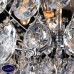 Люстра потолочная хрустальная Eurosvet Crystal 10081/12 хром / прозрачный хрусталь