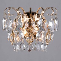 Бра хрустальное Eurosvet Crystal 10081/2 золото/прозрачный хрусталь Strotskis
