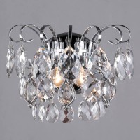 Бра хрустальное Eurosvet Crystal 10081/2 хром/прозрачный хрусталь Strotskis