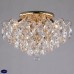 Люстра потолочная хрустальная Eurosvet Crystal 10081/6 золото / прозрачный хрусталь
