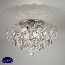 Люстра потолочная хрустальная Eurosvet Crystal 10081/6 хром / прозрачный хрусталь