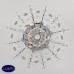 Люстра потолочная хрустальная Eurosvet Crystal 10081/6 хром / прозрачный хрусталь