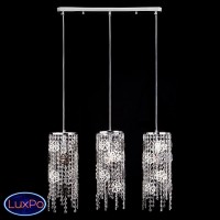 Светильник подвесной Eurosvet Flower 10083/3 хром / прозрачный хрусталь