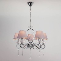 Люстра подвесная Eurosvet Kelly 10085/5 хром/прозрачный хрусталь Strotskis