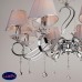 Люстра подвесная Eurosvet Kelly 10085/8 хром / прозрачный хрусталь