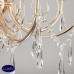 Подвесная люстра Eurosvet Wispa 10094/8 золото/прозрачный хрусталь Strotskis