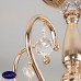 Хрустальная люстра с двойным вариантом крепления Eurosvet Collana 10096/5 золото/прозрачный хрусталь Strotskis