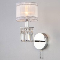 Бра Eurosvet Zaffiro 10099/1 хром/прозрачный хрусталь Strotskis