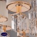 Подвесная люстра Eurosvet Zaffiro 10099/8 золото/прозрачный хрусталь Strotskis