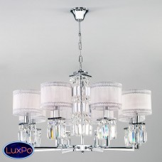 Подвесная люстра Eurosvet Zaffiro 10099/8 хром/прозрачный хрусталь Strotskis