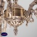 Люстра подвесная хрустальная Eurosvet Favola 10102/5 античная бронза/прозрачный хрусталь Strotskis