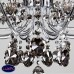 Люстра подвесная хрустальная Eurosvet Teodore 10103/12 хром/дымчатый хрусталь Strotskis