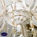 Люстра подвесная Eurosvet Ravenna 10104/5 белый с золотом/тонированный хрусталь Strotskis
