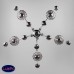 Люстра подвесная Eurosvet Brezza 10107/5 хром/дымчатый хрусталь Strotskis