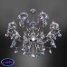 Люстра подвесная Eurosvet Escada 10109/8 хром/лазурный хрусталь Strotskis