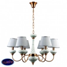 Люстра подвесная Lumien Hall АСТА 1022/6H-CBR-GRGN