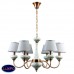 Люстра подвесная Lumien Hall АСТА 1022/6H-CBR-GRGN Люстра подвесная Lumien Hall АСТА 1022/6H-CBR-GRGN