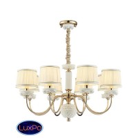 Люстра подвесная Lumien Hall ЭРИН 1030/8H-GD-WT