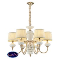 Люстра подвесная Lumien Hall МАКЕЙ 1031/6H-GD-WT