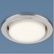 Точечный светильник Elektrostandard 1036 GX53 WH/SL белый/серебро Antiko