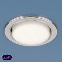 Точечный встраиваемый светильник Elektrostandard 1036 GX53 WH/SL белый/серебро a032807