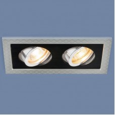 Точечный светильник Elektrostandard 1041/2 MR16 SL/BK серебро/черный Lurie
