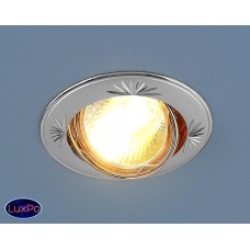 Точечный встраиваемый поворотный светильник Elektrostandard 104A MR16 PS/N перл. серебро/никель a031460