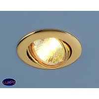 Точечный встраиваемый поворотный светильник Elektrostandard 104S MR16 GD золото a031466