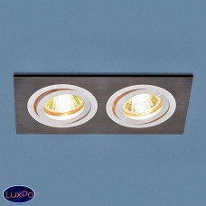 Встраиваемый точечный поворотный светильник Elektrostandard 1051/2 BK черный a035242