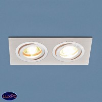 Встраиваемый точечный поворотный светильник Elektrostandard 1051/2 WH белый a035244