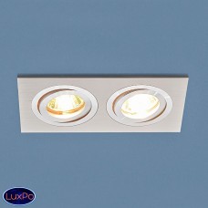 Встраиваемый точечный поворотный светильник Elektrostandard 1051/2 WH белый a035244