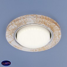 Встраиваемый точечный светильник Elektrostandard 1062 GX53 WH/GD белый/золото a033999