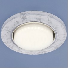 Точечный светильник Elektrostandard 1062 GX53 WH/SL белый/серебро Tibori