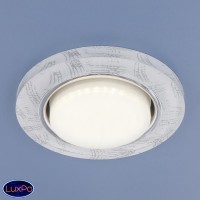 Встраиваемый точечный светильник Elektrostandard 1062 GX53 WH/SL белый/серебро a034000