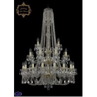 Люстра подвесная Bohemia Art Classic 11.21.16+8+4.300.3d.h-128.Gd.Sp