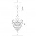 Светильник подвесной Divinare REGGIA 1150/01 SP-2