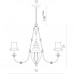 Подвесная люстра Divinare ARCHEO 1165/01 LM-6