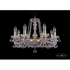 Подвесная люстра Bohemia Crystal Gold 1214/8/200/G/Balls
