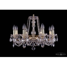 Подвесная люстра хрустальная Bohemia Crystal 1214/8/200/G