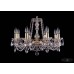 Подвесная люстра хрустальная Bohemia Crystal 1214/8/200/G
